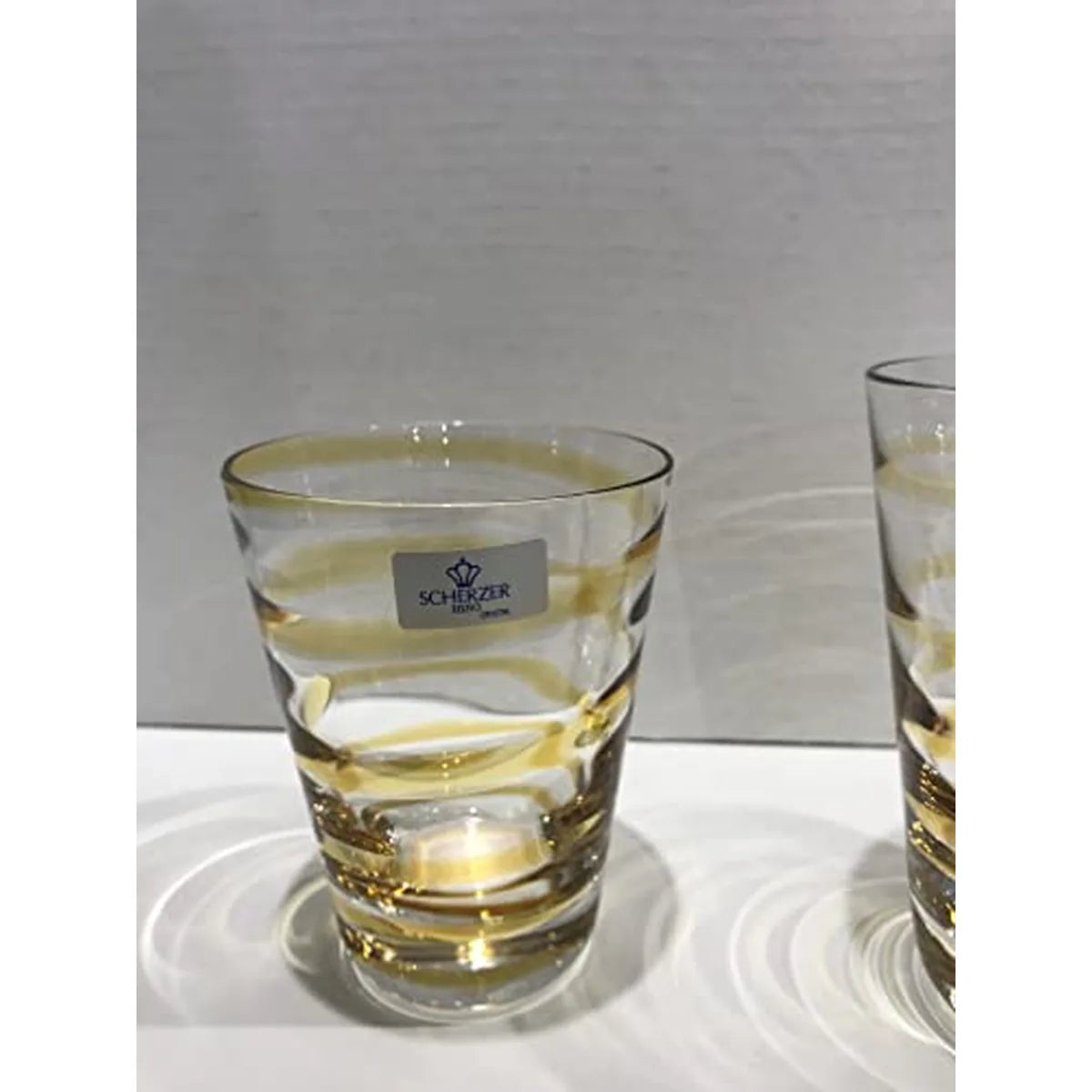 Scherzer Set 6 Bicchieri Vino Spirale cristallo - Design tedesco elegante