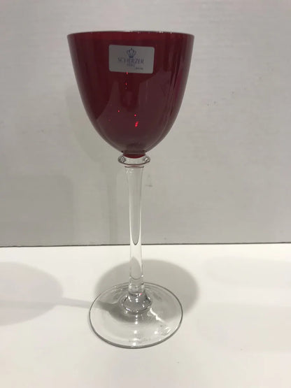Scherzer Set 8 Bicchieri Liquore Red Passion vetro rosso