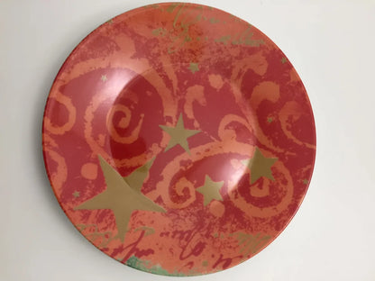 Scherzer Set 19 Piatti Natale in ceramica - Piatti piani, fondi, frutta e insalatiera
