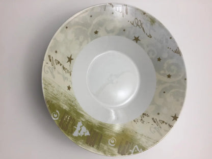 Scherzer Set 19 Piatti Natale in ceramica - Piatti piani, fondi, frutta e insalatiera
