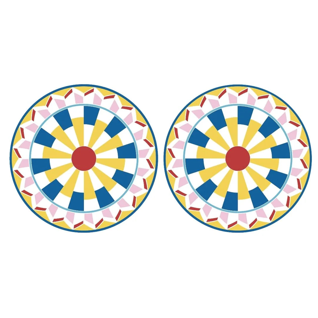 Easy Life Set 2 Sottopiatti polipropilene Geocromia 34,5 cm - Design italiano Stilmobili