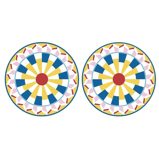 Easy Life Set 2 Sottopiatti polipropilene Geocromia 34,5 cm - Design italiano Stilmobili