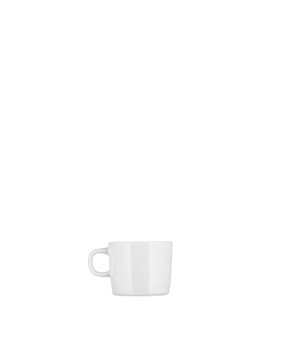 Alessi Set 2 Tazzine Caffè Jasper Morrison porcellana bianca design minimalista