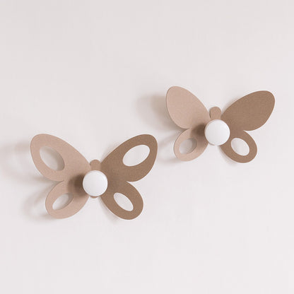 Arti & Mestieri - Set Ganci Appendiabiti Di Design Butterfly (2Pz)