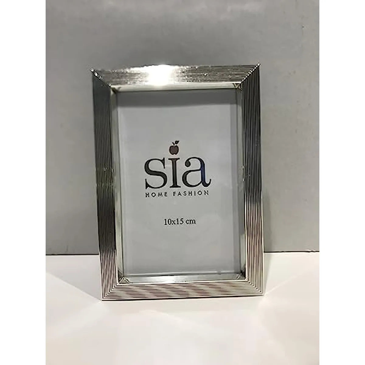 SIA Cornice Alluminio 10x15cm con finitura silver, elegante cornice moderna per foto