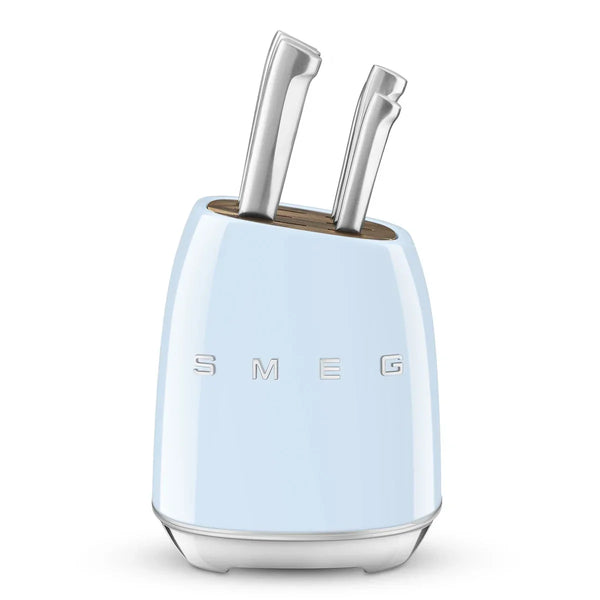 Smeg — Ceppo Portacoltelli con Set Coltelli | 50's Style — Smeg