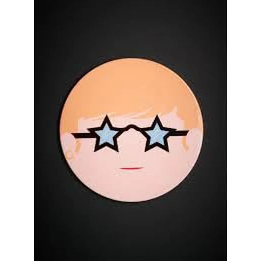 Blogodesign Sottopentola The Rock rosa decorato - protezione tavola design italiano
