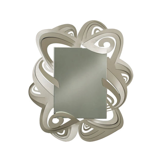 Arti & Mestieri Specchio da parete Penelope design oro trasparente, bianco, sabbia, bronzo