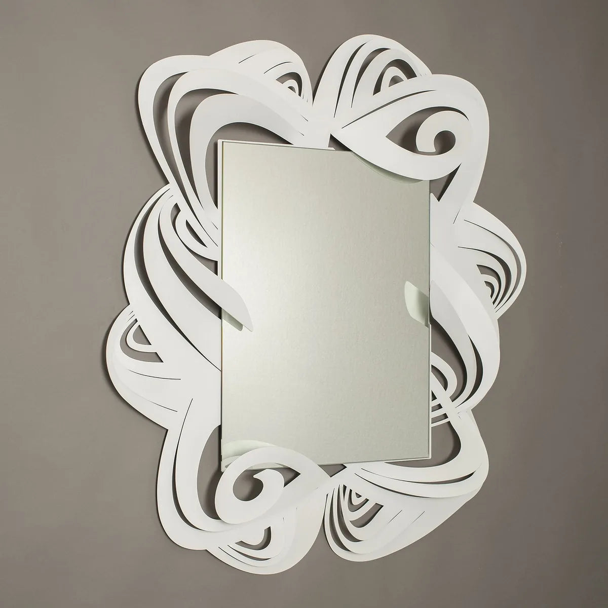 Arti & Mestieri Specchio da parete Penelope design oro trasparente, bianco, sabbia, bronzo