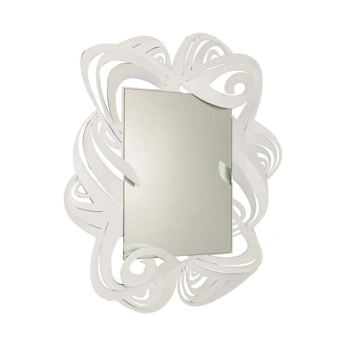 Arti & Mestieri Specchio da parete Penelope design oro trasparente, bianco, sabbia, bronzo