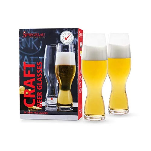 Nachtmann Set 3 Bicchieri Birra in Cristallo forma tulipano incolore