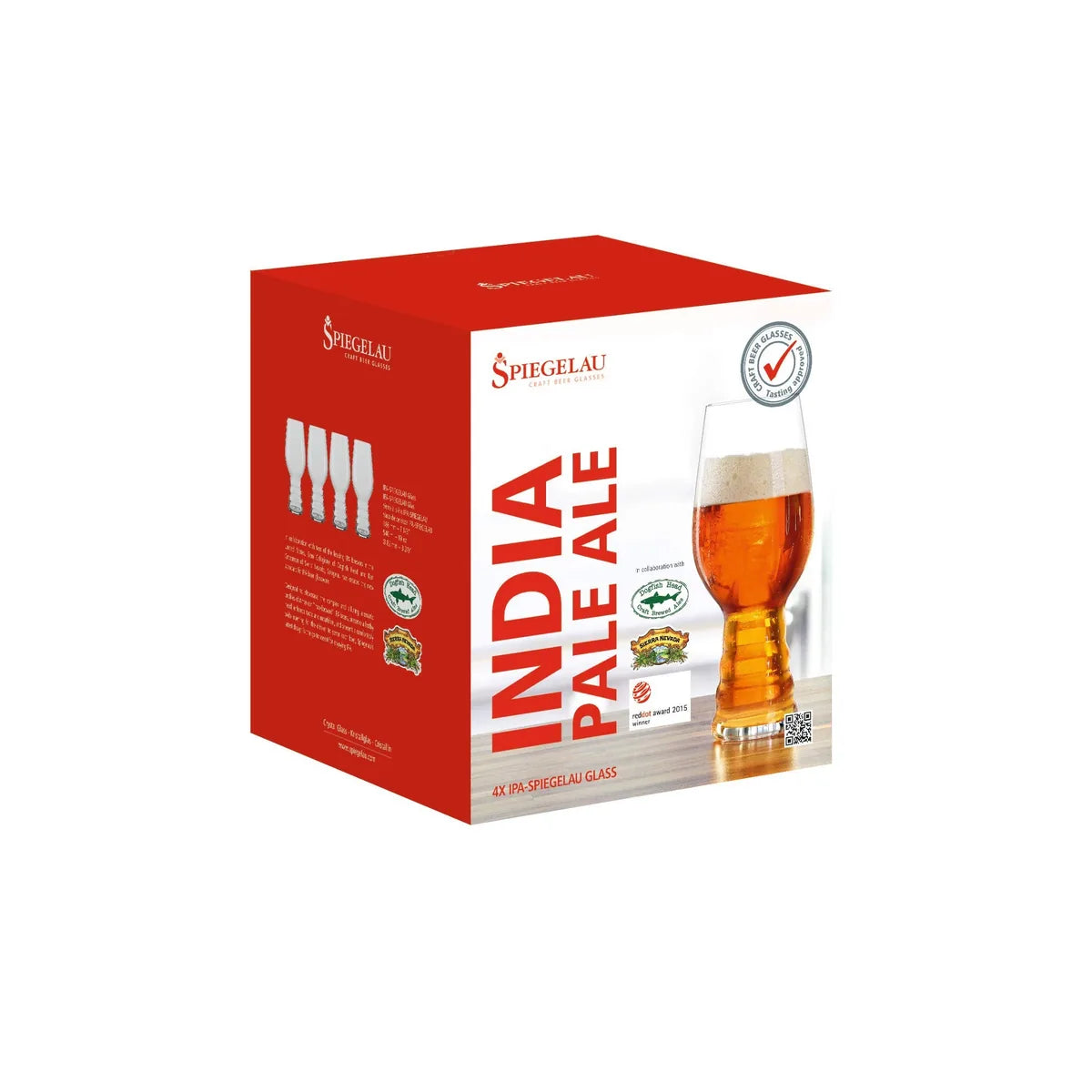Nachtmann Set 3 Bicchieri Birra in Cristallo forma tulipano incolore