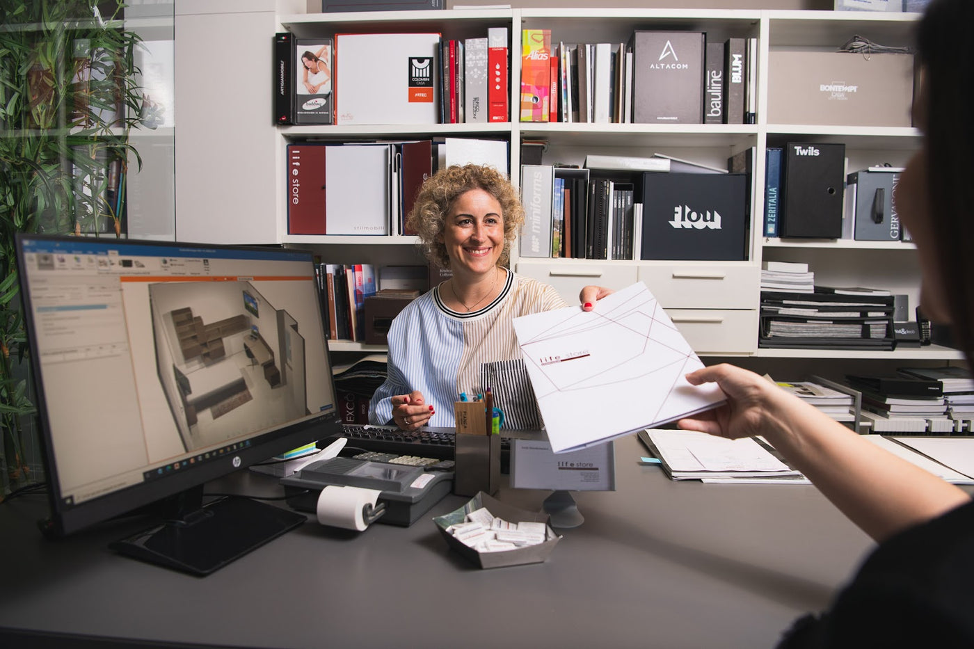 Stilmobili — Team consulenza interior design rendering 3D cliente