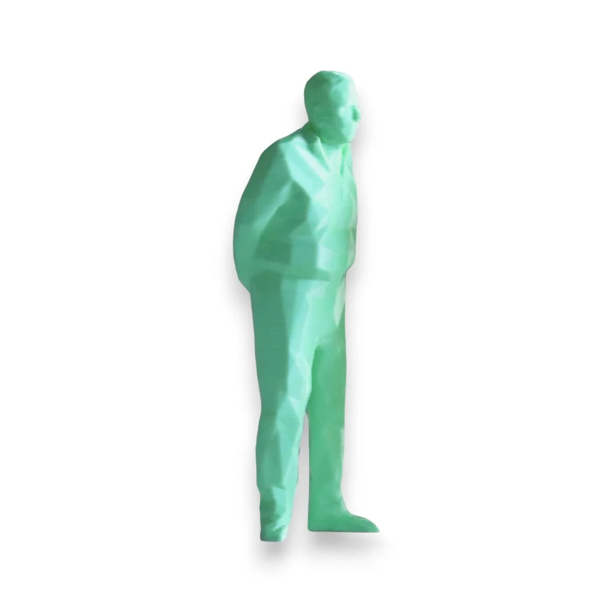 Superstuff Umarell Aquamarine - figura decorativa 3D colore acquamarina