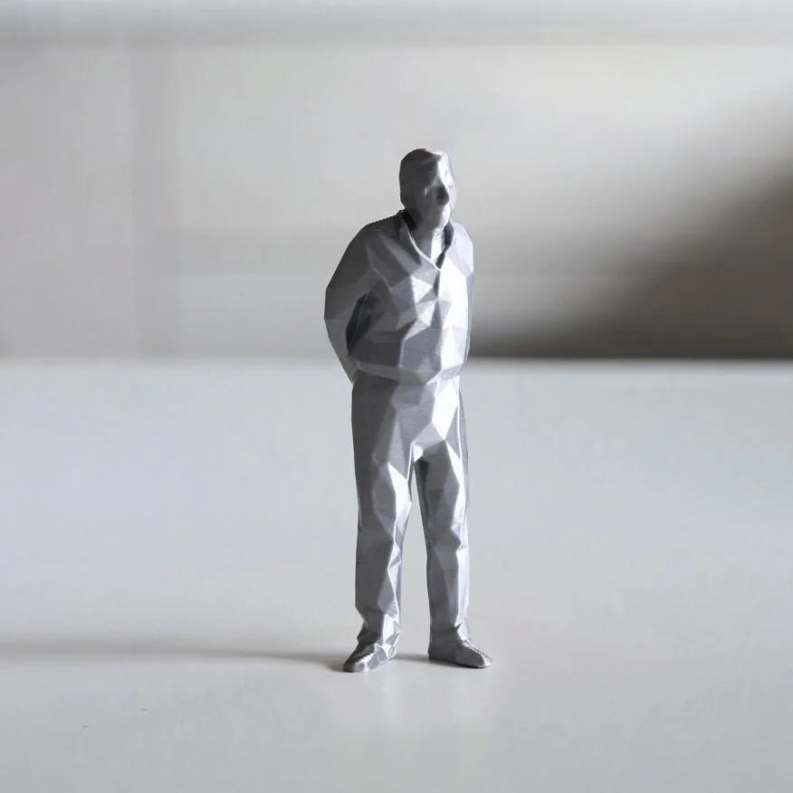 Superstuff Umarell Winter Edition - figura 3D design italiano - Stilmobili