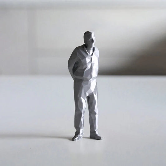 Superstuff Umarell Winter Edition - figura 3D design italiano - Stilmobili