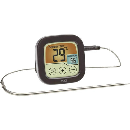 Il mio negozio - Termometro digitale barbecue display touch nero acciaio inossidabile