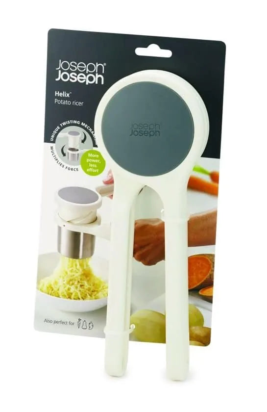 Joseph Joseph schiacciaspatate acciaio inox nylon design torsione