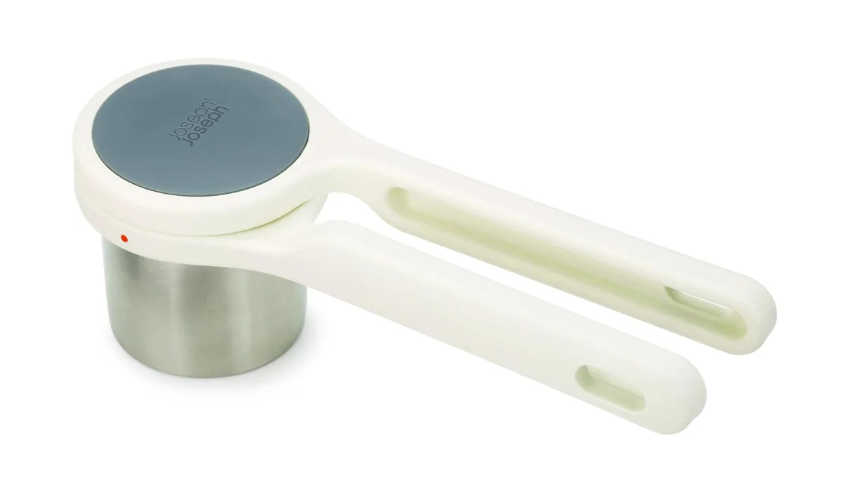 Joseph Joseph schiacciaspatate acciaio inox nylon design torsione