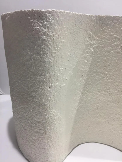 Mascagni vaso in resina bianca 25cm, design italiano moderno per arredamento casa