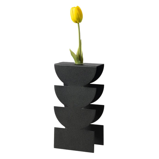 Arti & Mestieri vaso portafiore decorativo Memphis ceramica design geometrico