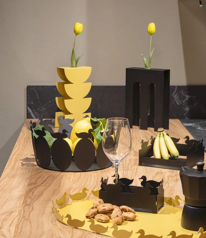 Arti & Mestieri vaso portafiore decorativo Memphis ceramica design geometrico