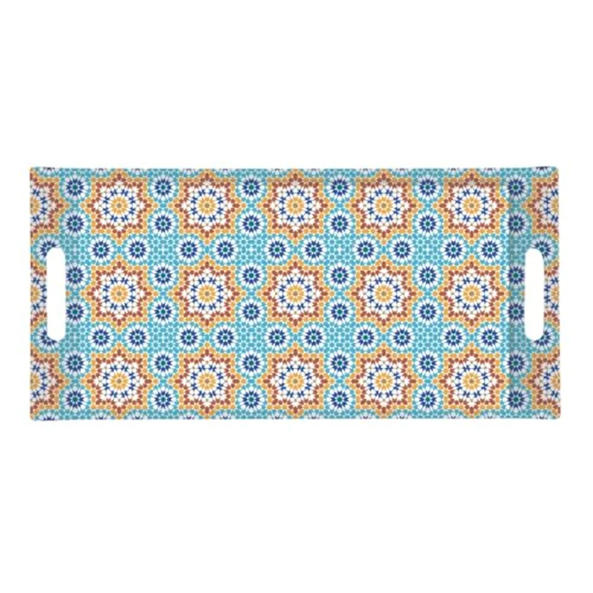 Easy Life Vassoio melamine 40x19 cm Coffee Mania marrone
