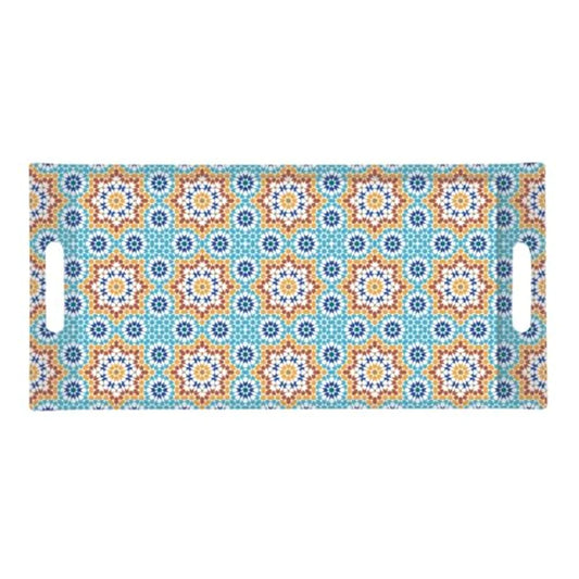 Easy Life Vassoio melamine 40x19 cm Coffee Mania marrone