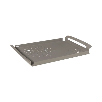 Arti & Mestieri Vassoio Moderno Fior Di Loto Piccolo ceramica bianco marmo e fango 37x25 cm