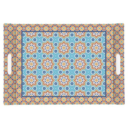 Easy Life vassoio rettangolare melamine 49x34cm Coffee Mania marrone