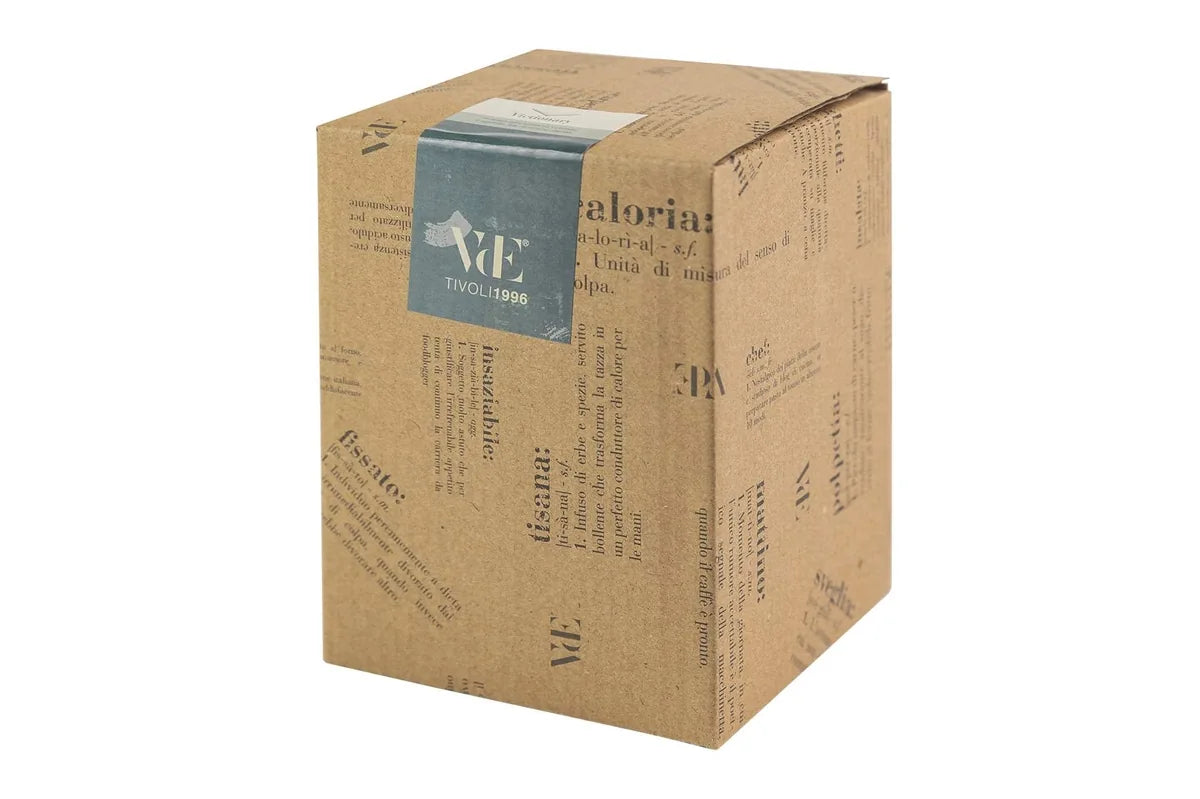 Villa d'Este Victionary Barattolo Biscotti in gres grigio opaco con coperchio bamboo