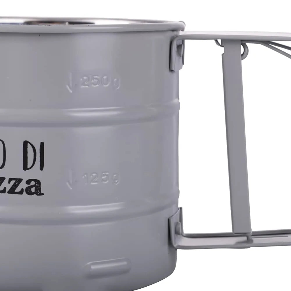 Villa d'Este Home Tivoli Setaccio Spargifarina in acciaio inox con manico e rete anti-grumi