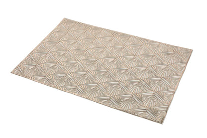 Villa d'Este Home Tivoli tovagliette PVC Foglia 45x30cm colore oro set 6 pezzi