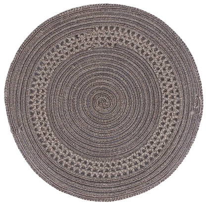 Villa d'Este Home Tivoli - Set 6 tovagliette tonde lino Shades of Chocolate marrone Ø 38cm