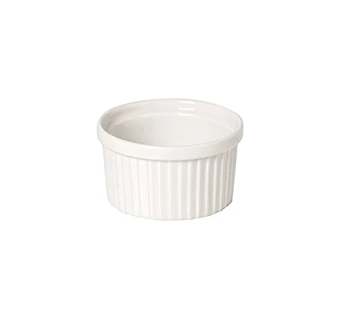 Wersal Tegamino Souffle porcellana bianca 8 cm - Stilmobili