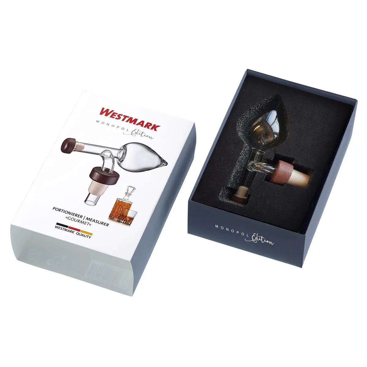 Westmark porzionatore ermetico in vetro borosilicato trasparente per liquori e olio - Stilmobili