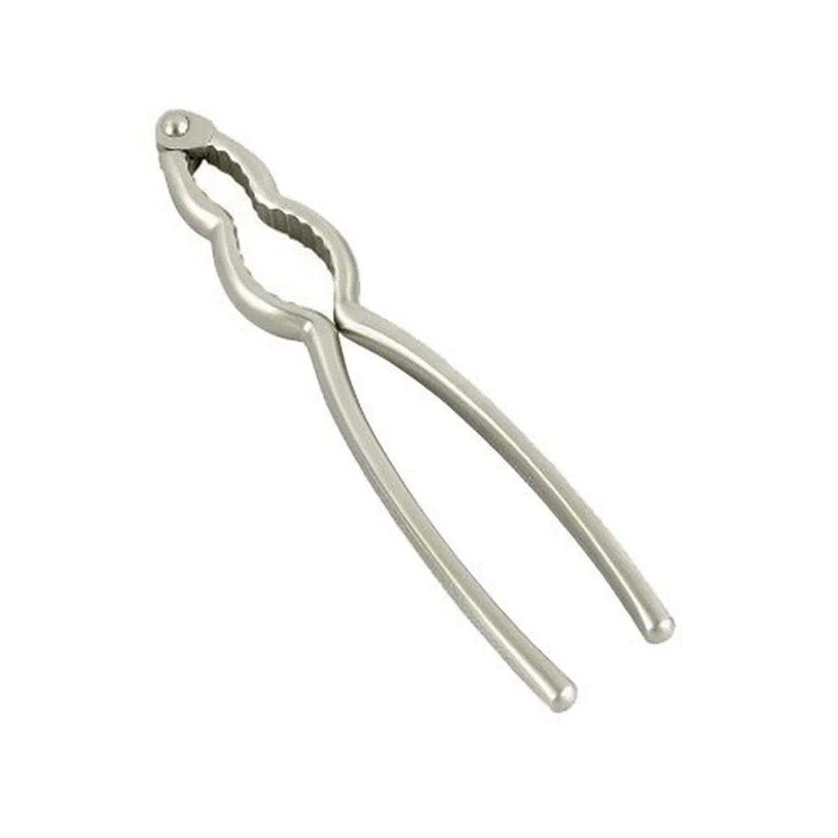 Westmark Schiaccianoci acciaio satinato argento con rilievo strutturale laterale